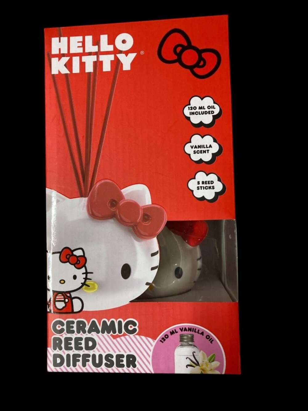 Sanrio Hello Kitty Ceramic Reed Diffuser Set New in Box